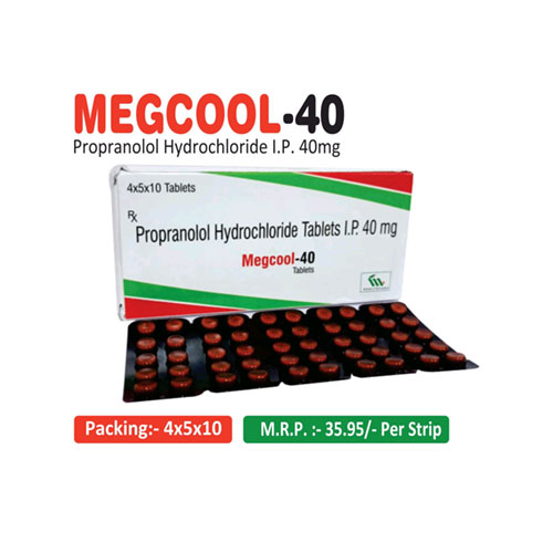 Propranolol Hydrochloride 40mg Tablets