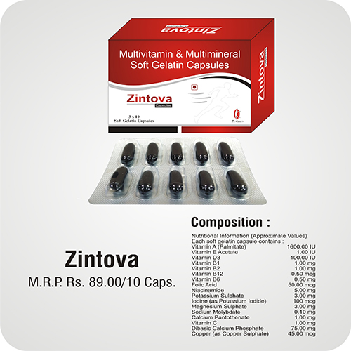 Zintova Softgel Capsules