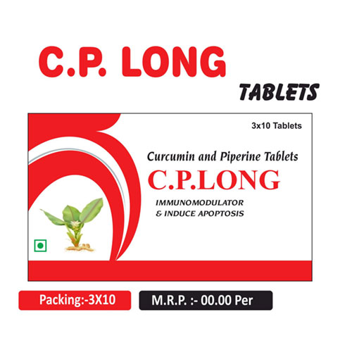 Curcuma longa Extract 300mg + Piper Nigrum 5mg Tablets