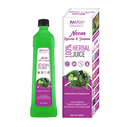 HERBAL NEEM + KARELA + JAMUN  Juice