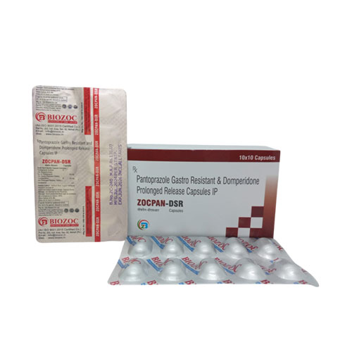 PANTOPRAZOLE 40 MG + DOMPERIDONE IP 30 MG CAPSULES