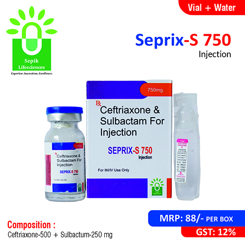 SEPRIX-S 750MG Injection
