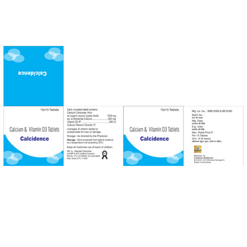 Calcium + Vitamin D3 Tablets