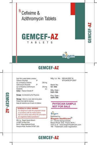 Gemcef - AZ Tablets