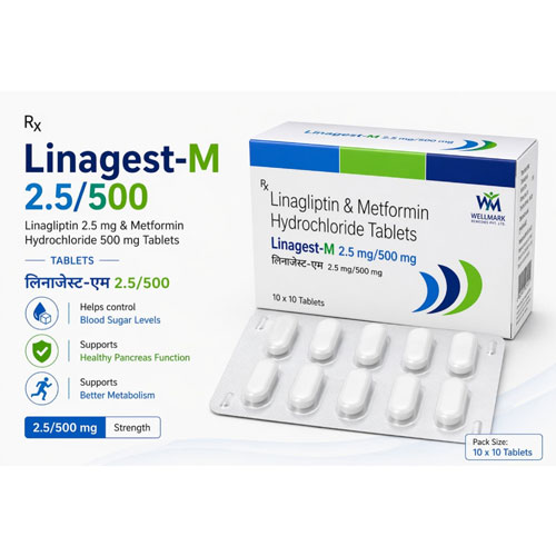 LINAGEST-M 2.5/500 TABLETS