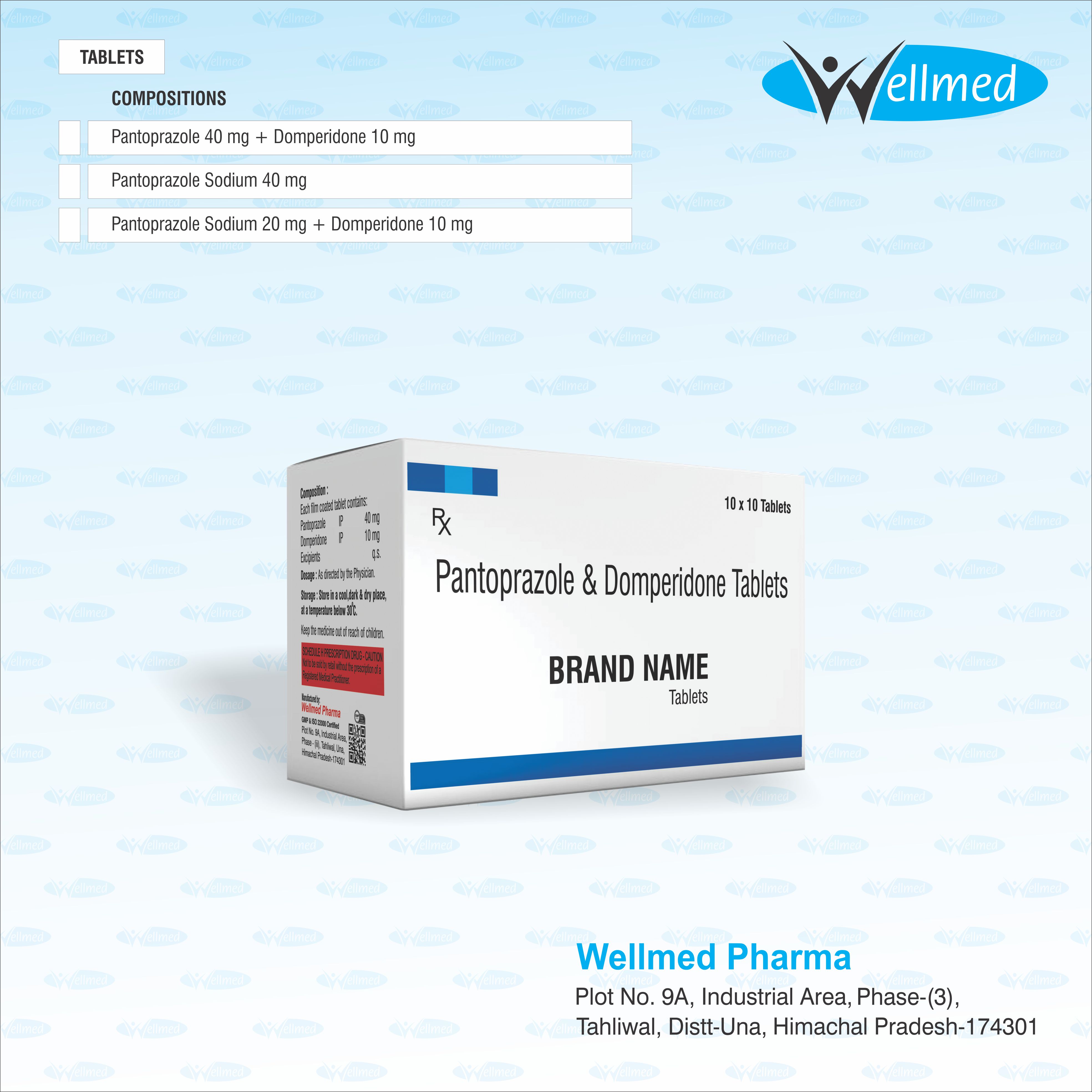  Pantoprazole  Domperidone 