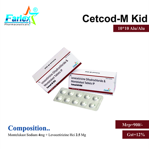 CETCOD- M KID TABLETS