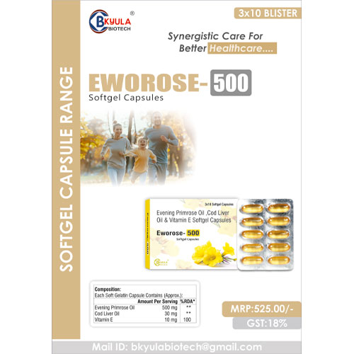 EWOROSE-500 SOFTGEL CAPSULES