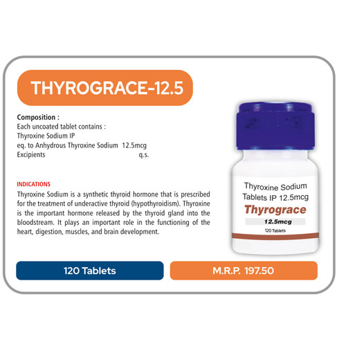 THYROGRACE-12.5 TABLETS