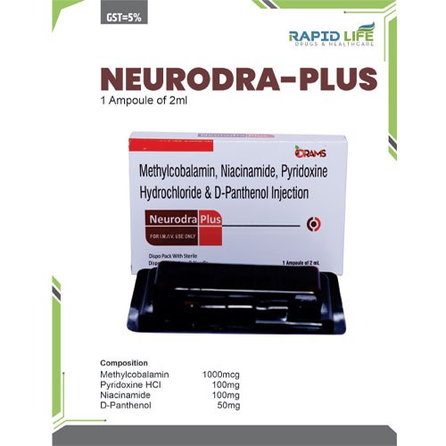 Methylcobalamine 1000mcg + Niacinamide 10mg + Pyridoxine HCL 100mg Injection