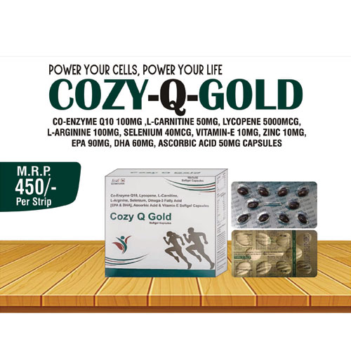 COZY-Q-GOLD SOFTGEL CAPSULES