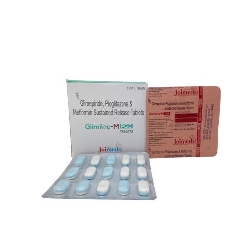 Glimepiride 2mg + Metformin 500mg + Pioglitazone 15mg Tablets