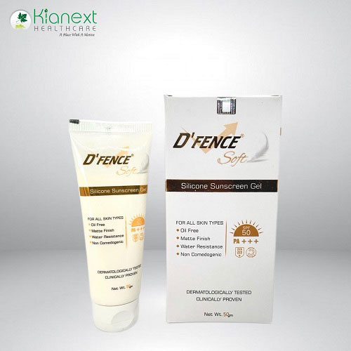 D'FENCE-SOFT Silicone Sunscreen Gel SPF 50+ (50GM)
