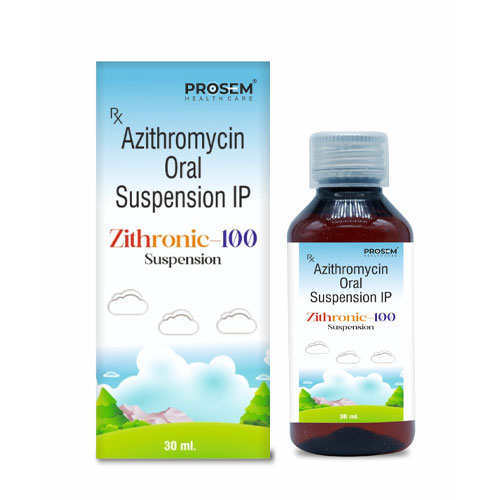 AZITHROMYCIN 100MG ORAL SUSPENSION