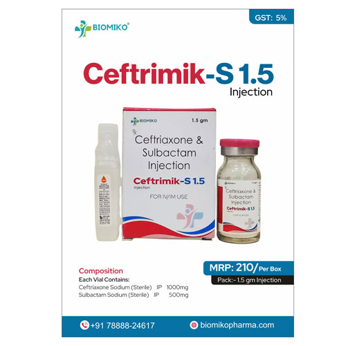 Ceftrimik-S-1.5 Injection
