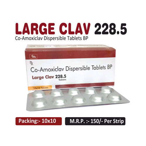 Amoxycillin Potessium Clavulanate 200 mg + Clavulanic Acid 28.50 Tablets