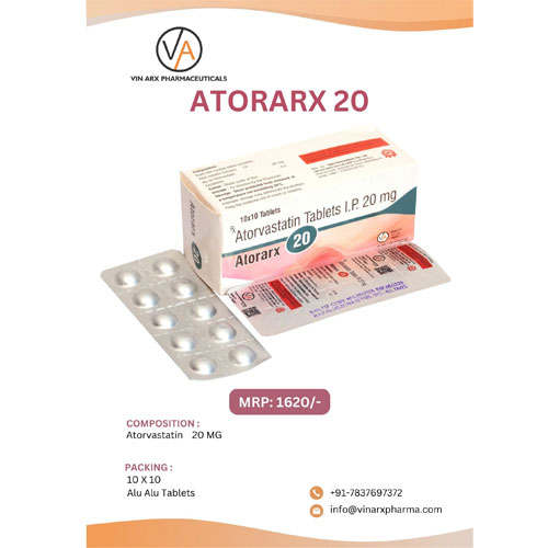 ATORARX- 20 TABLETS