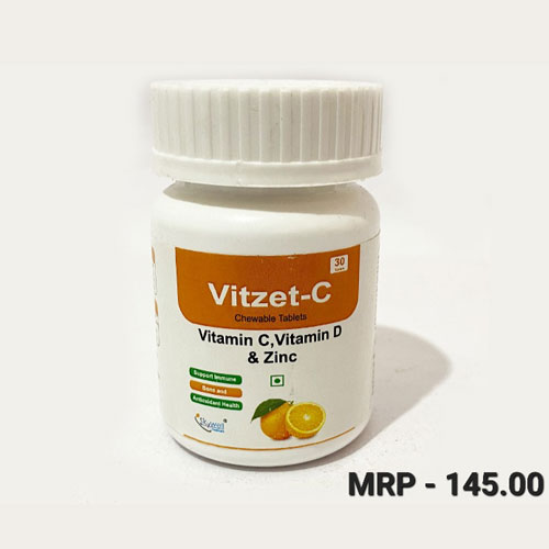 VITZET-C TABLETS (BOTTLE)