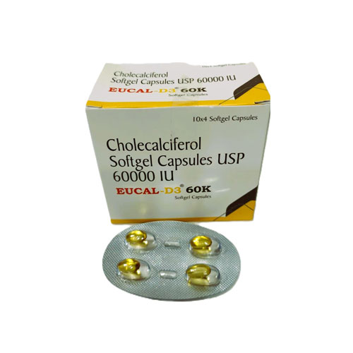 EUCAL-D3 60K Softgel Capsules
