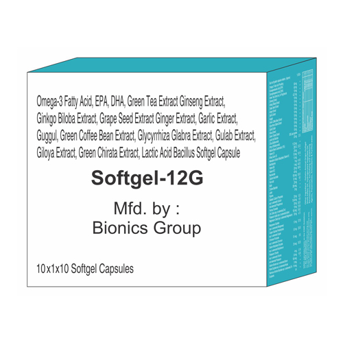 OMEGA-3 FATTY ACID+EPA+DHA+GREEN TEA EXTRACT+GINSENG EXTRACT+GINKGO BILOBA EXTRACT Softgel Capsules