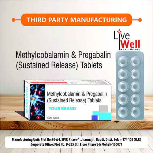 Methylcobalamin 1500mcg + Pregabalin (Sustained Release) 75mg Tablets