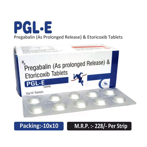 ETORICOXIB 90 mg + PREGABALIN 75mg TABLETS