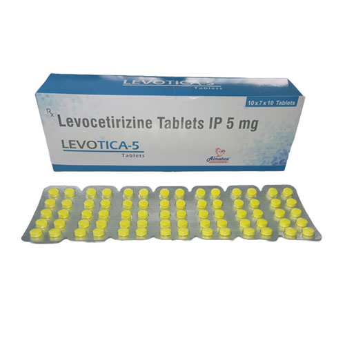LEVOTICA-5 TABLETS (10*7*10 Blister)