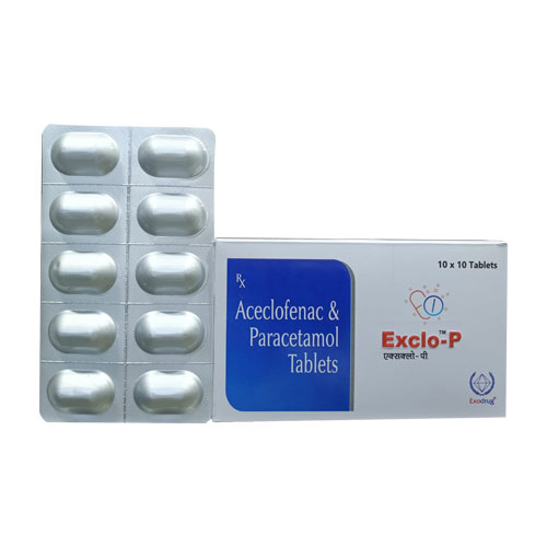 Aceclofenac 100mg + Paracetamol 325mg Tablets (Alu-Alu)