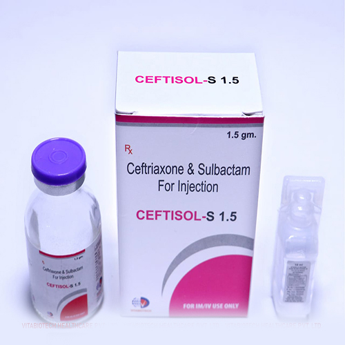 CEFTISOL-1.5gm Injection