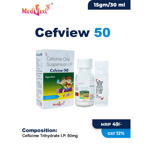 CEFVIEW - 50 DRY SYRUP