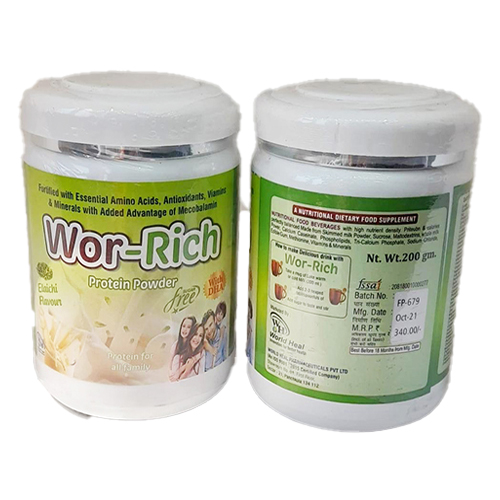WOR RICH - DHA Protein Powder (ELAICHI)