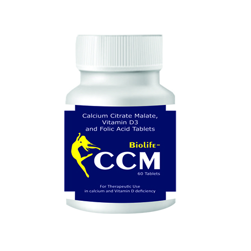 Calcium Citrate 1250Mg + Magnesium 100Mg + Zinc 4Lig + Vitamin D3 12.5Mcg Tablets