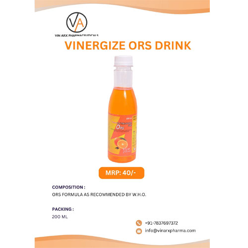 VINERGIZE ORS Energy Drink (Orange) 