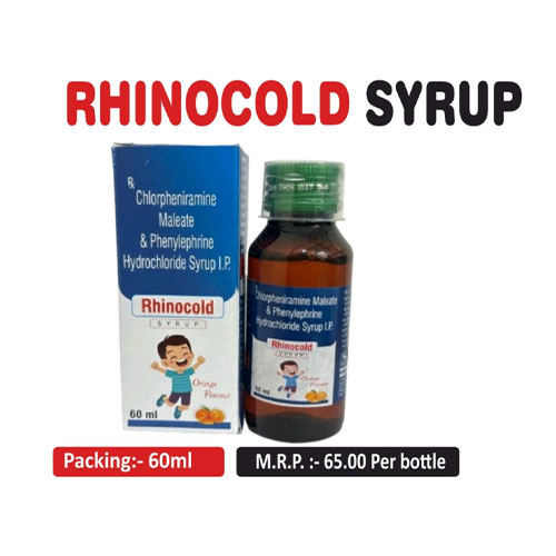 Phenylephrine HCl 5mg + Chlorpheniramine maléate 2mg Syrup