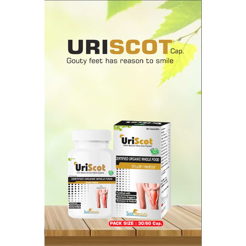 URISCOT (NATURAL URIC ACID FIGHTER) 30 Capsules