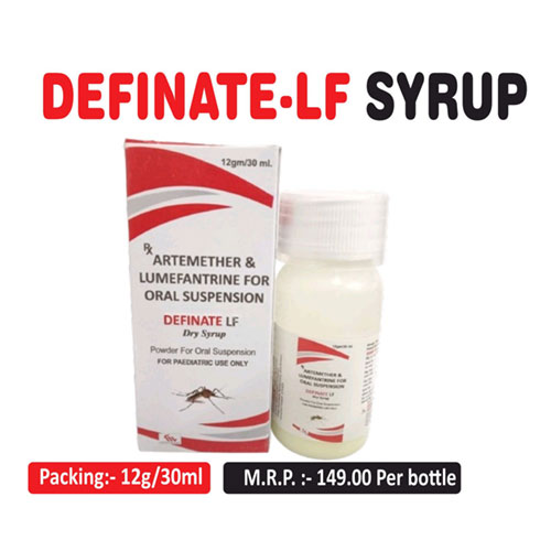 Artemether 40 + Lumefantrine 240 mg / 5 ml Dry Syrup