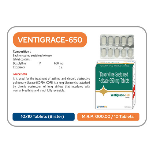 VENTIGRACE-650 TABLETS
