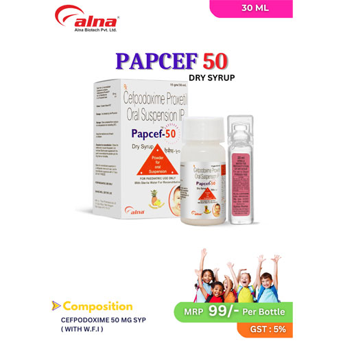 PAPCEF-50 DRY SYRUP