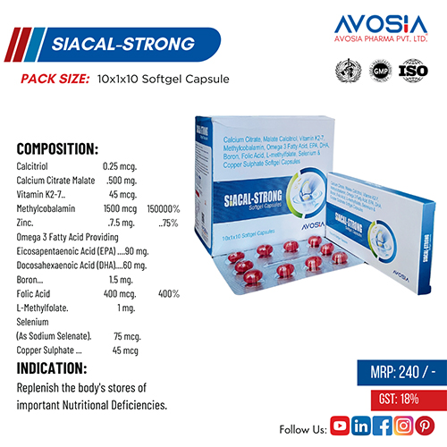 SIACAL-STRONG Softgel Capsules