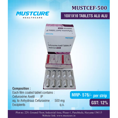 MUSTCEF-500 Tablets