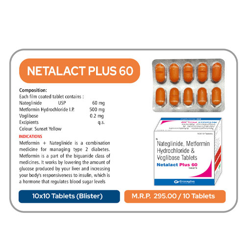 NETALACT PLUS-60 TABLETS