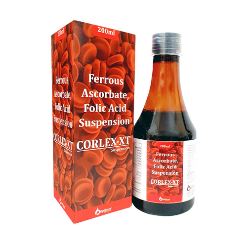 Ferrous Ascorbate 30Mg + Folic Acid  550mcg Suspension 