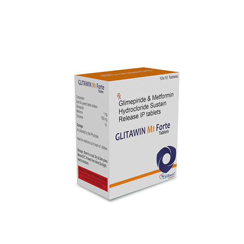 Glimepiride 1Mg + Metformin SR 1000Mg Tablets