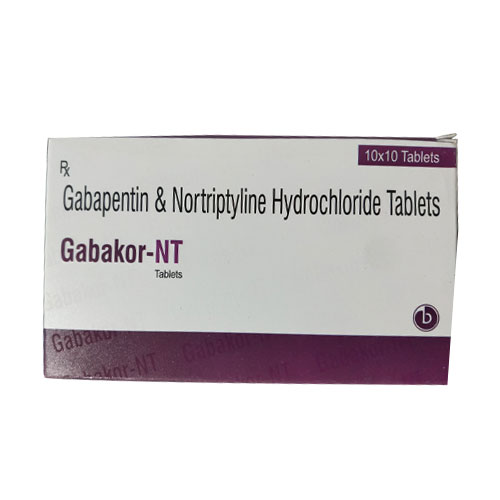 Gabapentin + Nortriptyline Hydrochloride Tablets