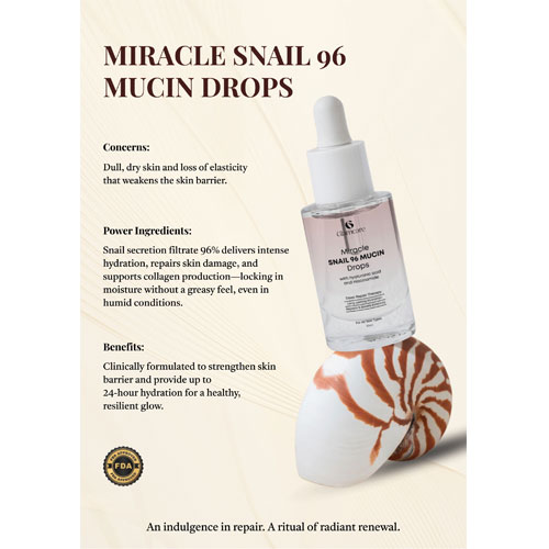 Miracle Snail 96 Mucin Drops