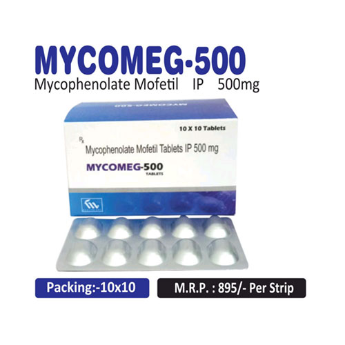 Mycophenolate Mofetil 500mg Tablets