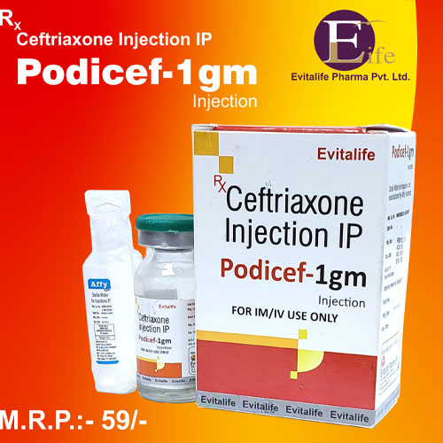 PODICEF-1gm Injection