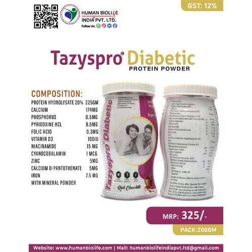 TAZYSPRO-DIABETIC (SUGAR FREE) POWDER