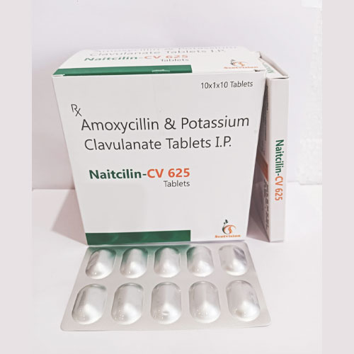Naitcilin-CV-625 (10*1*10) Tablets