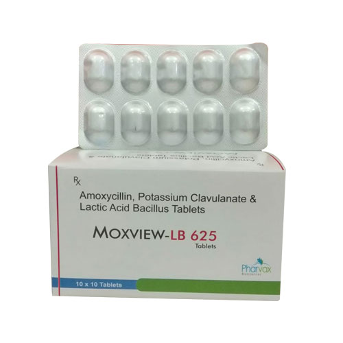 MOXVIEW-LB 625 TABLETS